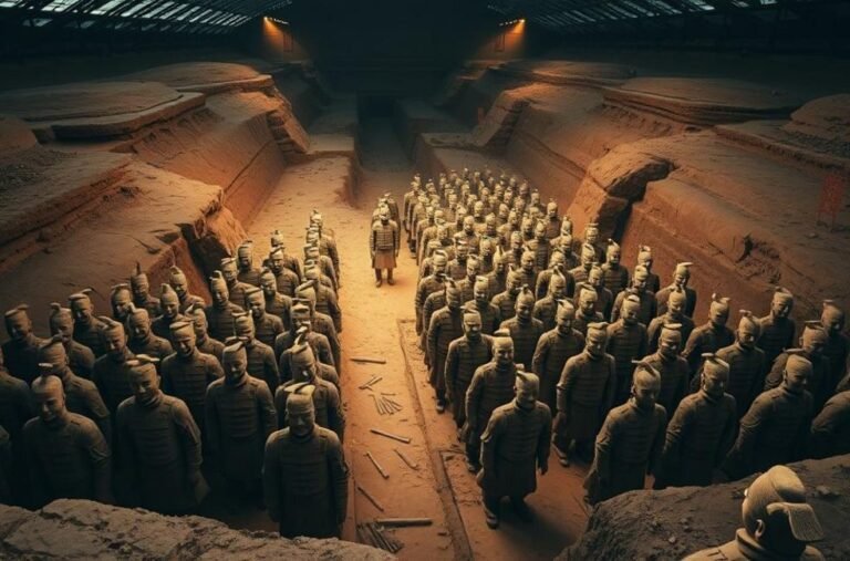 descoberta dos soldados de terracota