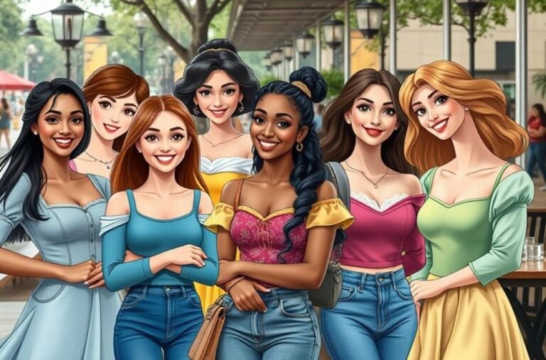 Princesas da Disney como pessoas reais