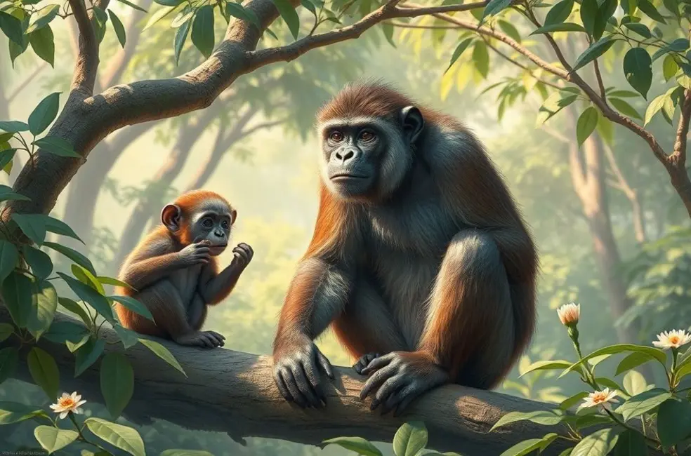 A Evolução dos Gêmeos em Espécies Primatas