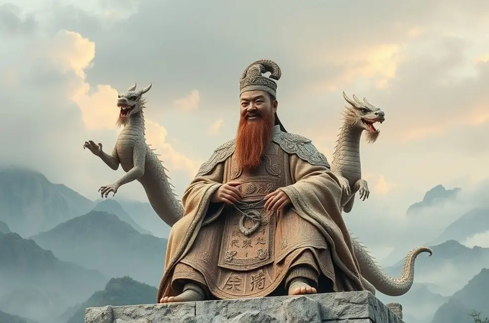 Qin Shi Huang em busca da imortalidade, ilustração histórica